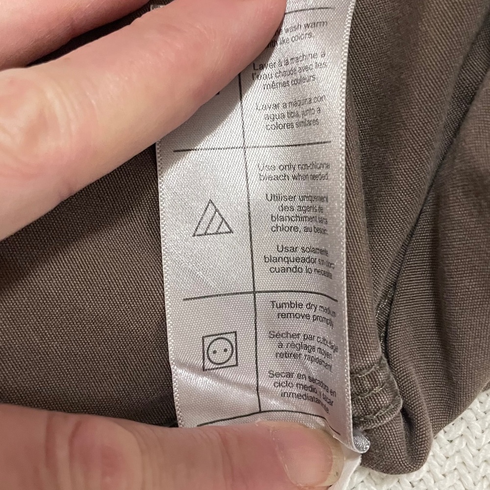 Carhartt Work Shirt Olive Green Button Down Shirt/Shacket 100% Cotton XXL Men’s - Picture 13 of 14